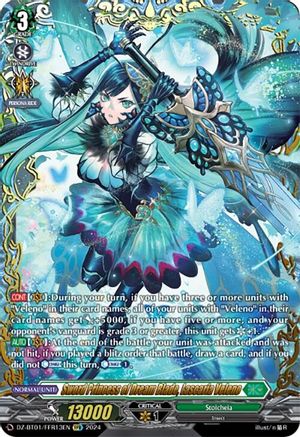 Sword Princess of Dream Blade, Lascaria Veleno (FFR) - DZ-BT01/FFR13EN - Double Frame Rare