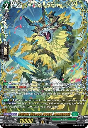 Sylvan Horned Beast, Banaspati (FFR) - DZ-BT01/FFR15EN - Double Frame Rare