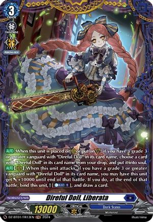 Direful Doll, Liberata (FR) - DZ-BT01/FR13EN - Frame Rare