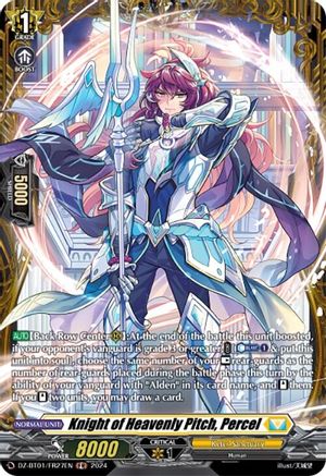 Knight of Heavenly Pitch, Percel (FR) - DZ-BT01/FR27EN - Frame Rare