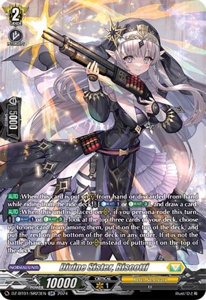 Divine Sister, Biscotti (SR) - DZ-BT01/SR23EN - Silver Rare