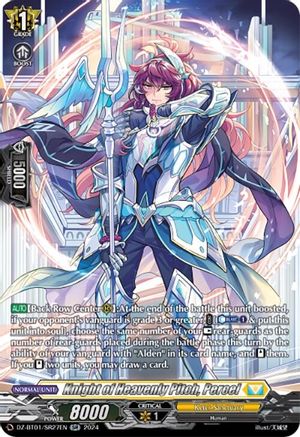 Knight of Heavenly Pitch, Percel (SR) - DZ-BT01/SR27EN - Silver Rare