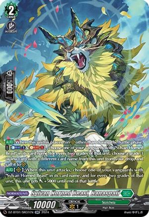 Sylvan Horned Beast, Banaspati (SR) - DZ-BT01/SR31EN - Silver Rare