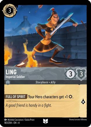 Ling (Imperial Soldier) - 183/204 - Uncommon