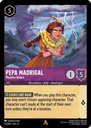 Pepa Madrigal (Weather Maker) - 53/204 - Rare