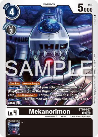 Mekanorimon - BT16-057 - Common