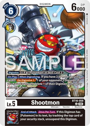 Shootmon - BT16-059 - Common