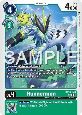 Runnermon - BT16-043 - Common