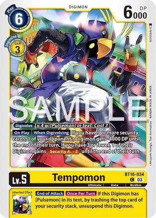 Tempomon - BT16-034 - Common