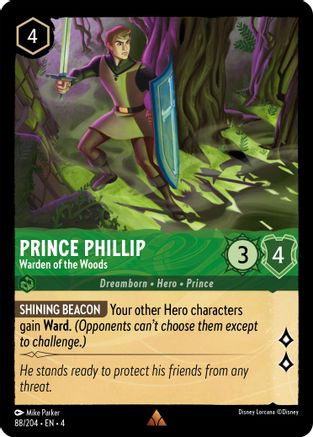 Prince Phillip (Warden of the Woods) - 88/204 - Rare