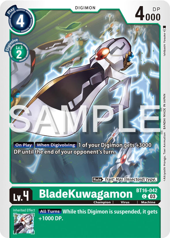 BladeKuwagamon - BT16-042 - Common (Pre-Order)