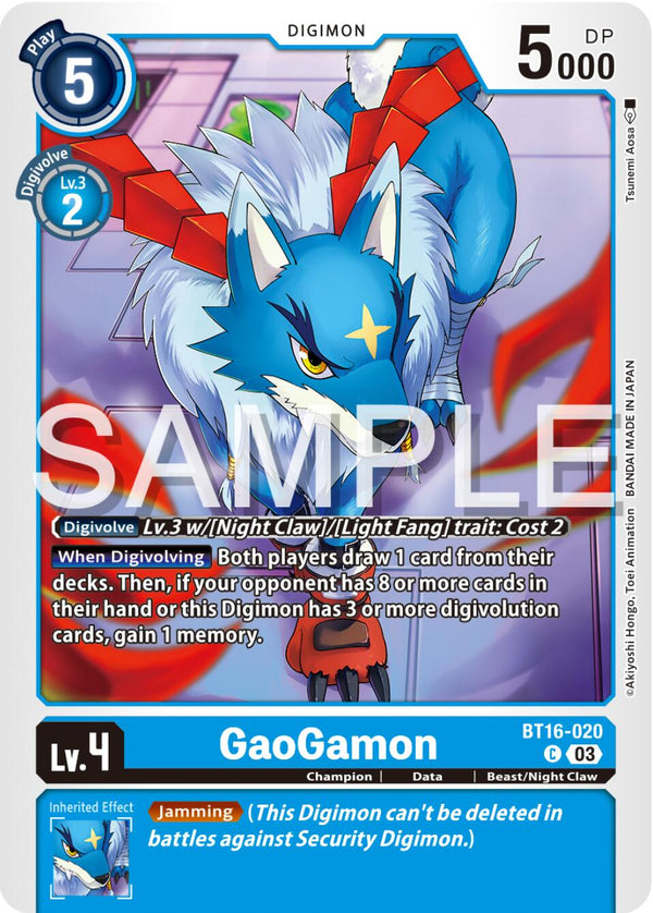GaoGamon - BT16-020 - Common