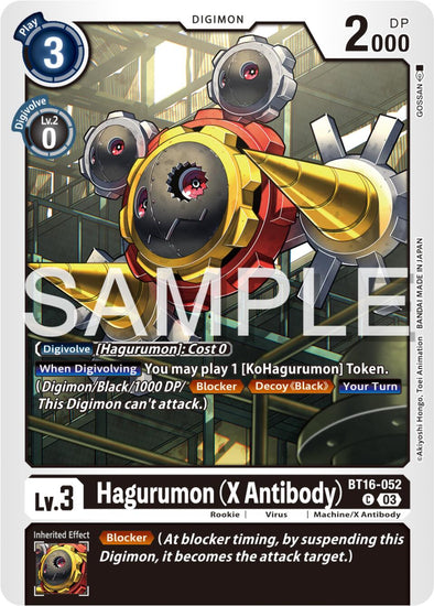 Hagurumon (X Antibody) - BT16-052 - Common (Pre-Order)