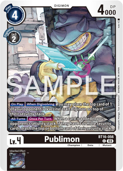 Publimon - BT16-056 - Common (Pre-Order)