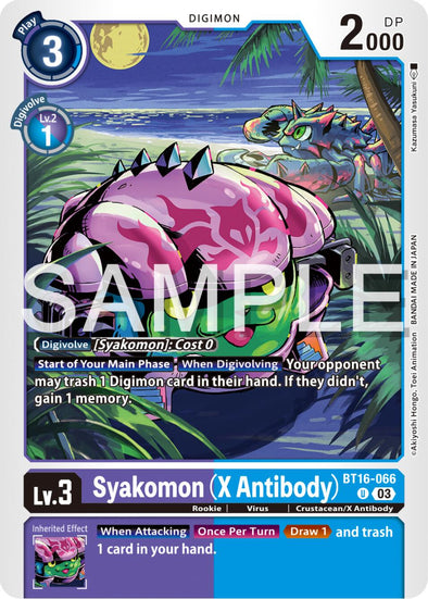 Syakomon (X Antibody) - BT16-066 - Uncommon