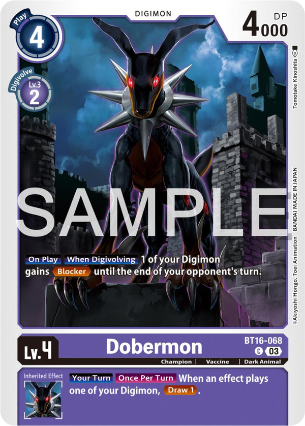 Dobermon - BT16-068 - Common