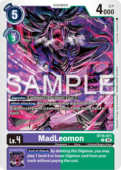 MadLeomon - BT16-071 - Common