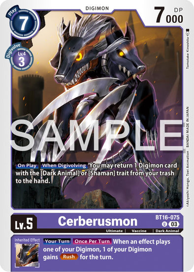 Cerberusmon - BT16-075 - Uncommon