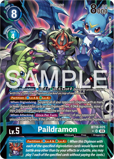 Paildramon (Alternate Art) - BT16-025 - Super Rare