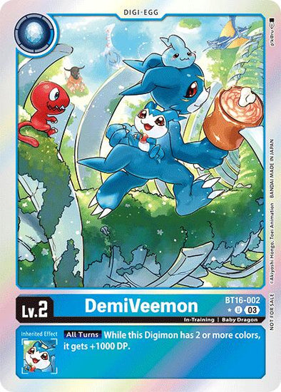 DemiVeemon (Box Promotion Pack: Beginning Observer) (Foil) - BT16-002 - Uncommon