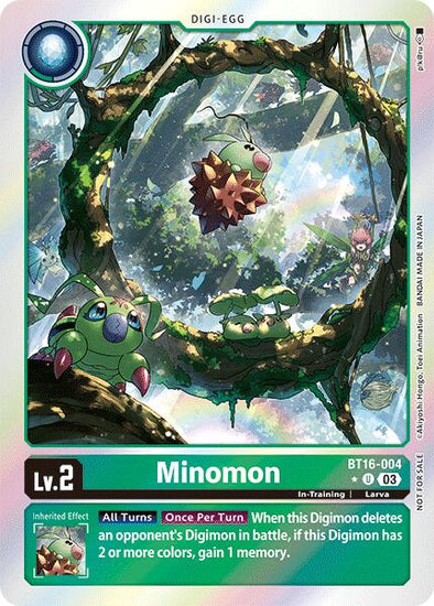 Minomon (Box Promotion Pack: Beginning Observer) (Foil) - BT16-004 - Uncommon