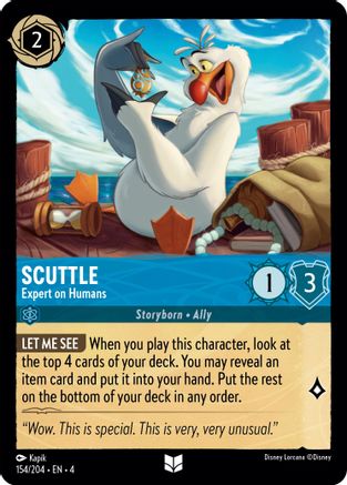 Scuttle (Expert on Humans) - 154/204 - Uncommon