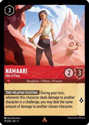 Namaari (Heir of Fang) - 117/204 - Rare