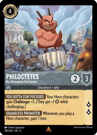 Philoctetes (No-Nonsense Instructor) - 190/204 - Rare