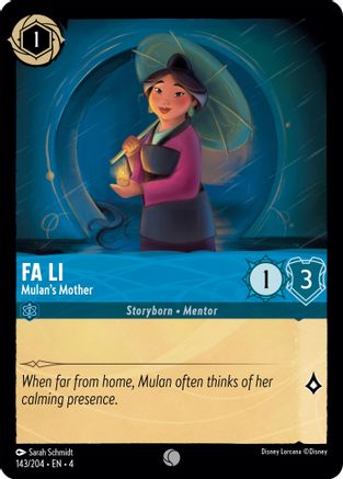 Fa Li (Mulan's Mother) - 143/204 - Common