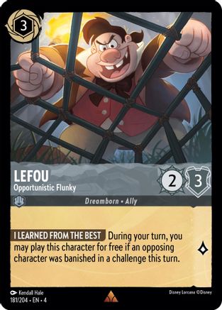 LeFou (Opportunistic Flunky) - 181/204 - Rare