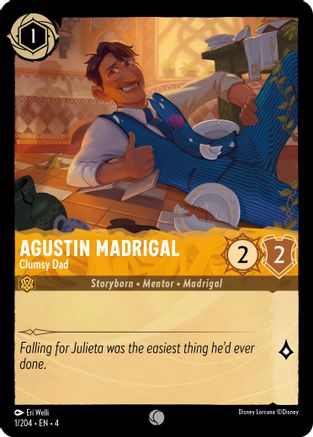 Agustin Madrigal (Clumsy Dad) - 1/204 - Common