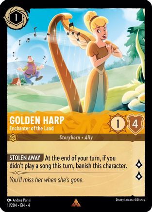 Golden Harp (Enchanter of the Land) - 11/204 - Rare