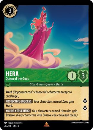 Hera (Queen of the Gods) - 76/204 - Rare