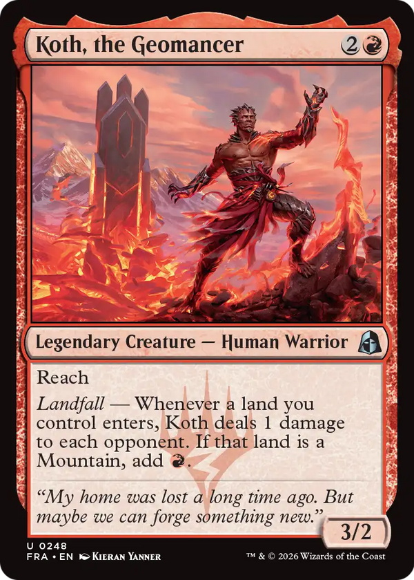 Koth, the Geomancer (FRA) (Pre-Order)