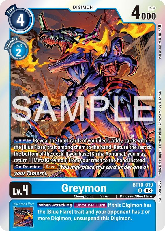 Greymon - BT10-019 (Official Tournament Vol.13 Winner Pack) - BT10-019 - Promo