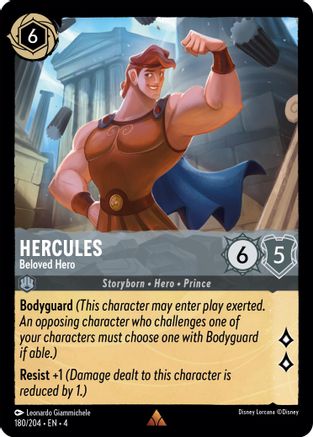 Hercules (Beloved Hero) - 180/204 - Rare