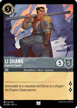 Li Shang (Imperial Captain) - 182/204 - Uncommon