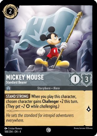 Mickey Mouse (Standard Bearer) - 188/204 - Common