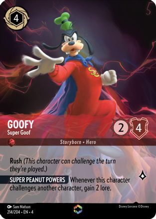 Goofy (Super Goof) - 214/204 - Enchanted