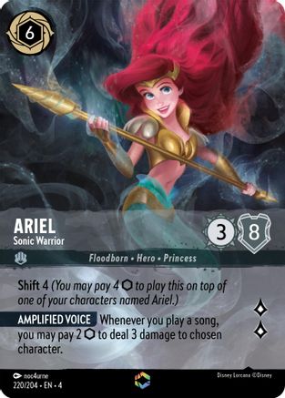 Ariel (Sonic Warrior) - 220/204 - Enchanted