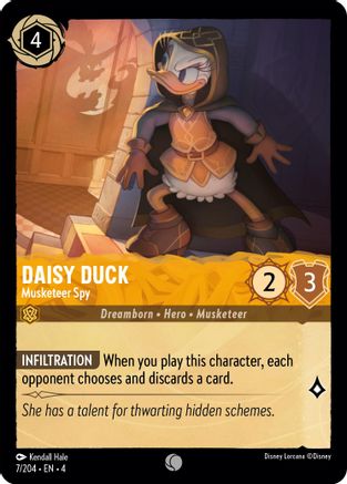 Daisy Duck (Musketeer Spy) - 7/204 - Common