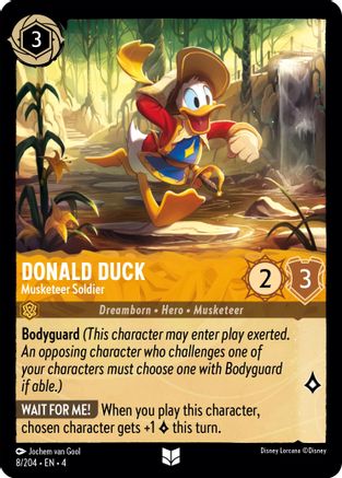 Donald Duck (Musketeer Soldier) - 8/204 - Uncommon