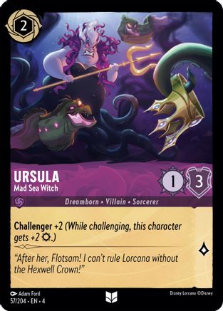 Ursula (Mad Sea Witch) - 57/204 - Uncommon