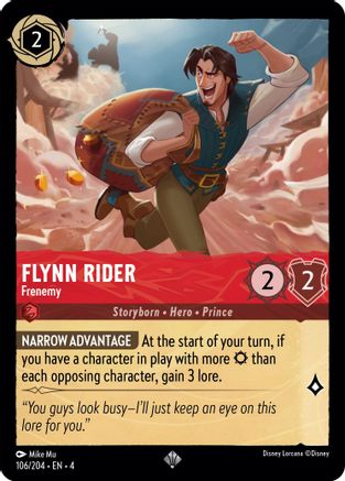 Flynn Rider (Frenemy) - 106/204 - Super Rare