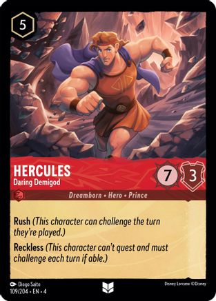 Hercules (Daring Demigod) - 109/204 - Uncommon