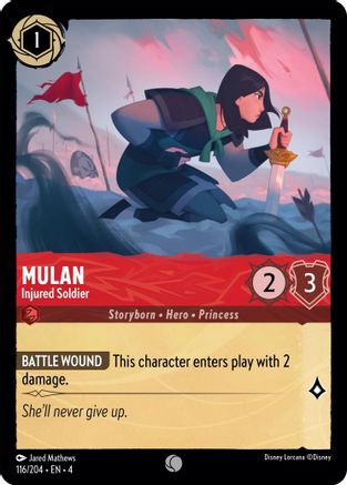 Mulan (Injured Soldier) - 116/204 - Common