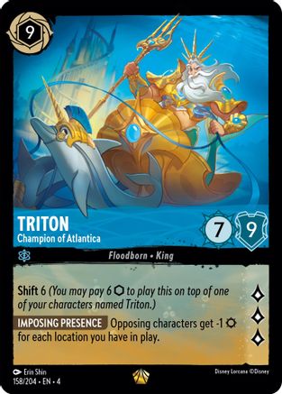 Triton (Champion of Atlantica) - 158/204 - Legendary