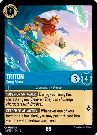 Triton (Young Prince) - 160/204 - Uncommon