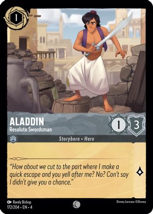 Aladdin (Resolute Swordsman) - 172/204 - Common