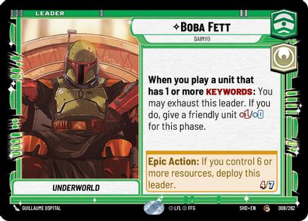 Boba Fett - Daimyo - 008/262 - Common